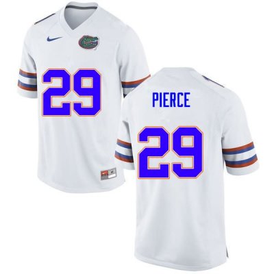 Men's Florida Gators #29 Dameon Pierce NCAA Nike White Authentic Stitched College Football Jersey IGE4762MZ